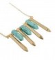 Southwestern Jewelry Turquoise Statement Necklace in Women's Chain Necklaces