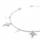 Glamorousky Elegant Cross on Anklet with Silver Austrian Element Crystals (1856) - CR118SOEGVL