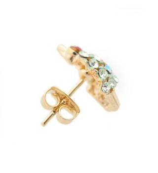 Spinningdaisy Crystal Cherry Cupcake Earrings in Women's Stud Earrings