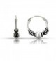 WithLoveSilver 925 Sterling Silver Teeny Bali Hoop Earrings - C811FVKG7V7