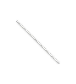 Roy Rose Jewelry Sterling Silver 1.25mm Box Chain Necklace - CH12L402BIZ