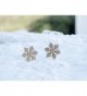 YAN LEI Sterling Snowflake Earrings in Women's Stud Earrings