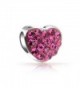 Bling Jewelry Silver Crystal Heart