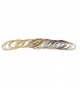 Lux Accessories Textured Multiple Bracelet