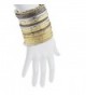 Lux Accessories Textured Multiple Bracelet in Women's Bangle Bracelets