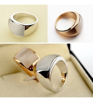 Redbarry Platinum Plated Unisex Cocktail in Women's Statement Rings