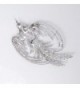 EVER FAITH Austrian Crystal Silver Tone in Women's Brooches & Pins