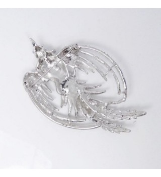 EVER FAITH Austrian Crystal Silver Tone in Women's Brooches & Pins