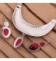 YAZILIND Waterdrop Statement Necklace Earrings in Women's Choker Necklaces