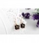 YEAHJOY Jewelry Platinum Earrings rose gold plated base in Women's Stud Earrings