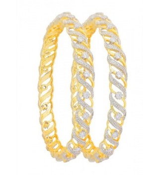 Touchstone Bollywood charming zirconia designer in Women's Bangle Bracelets