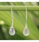 NOVICA Sterling Faceted Earrings Sublime