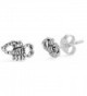 STERLING SILVER Silver Stud Earrings - Scorpion - CZ11PAA1R39