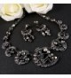 EVER FAITH Austrian Necklace Black Tone in Women's Jewelry Sets