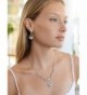 Mariell Vintage Crystal Necklace Earrings