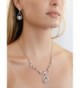 Mariell Vintage Crystal Necklace Earrings in Women's Jewelry Sets