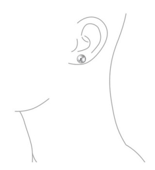 Bling Jewelry Polished earrings Sterling in Women's Stud Earrings