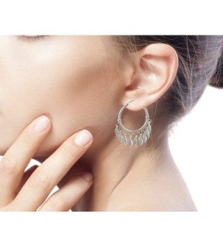 NOVICA Sterling Silver Chandelier Earrings in Women's Hoop Earrings