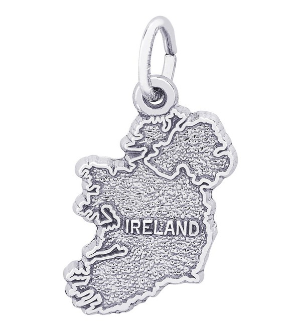 Rembrandt Sterling Silver Ireland Charm (10 x 15.5 mm) - C112ITK0NCJ