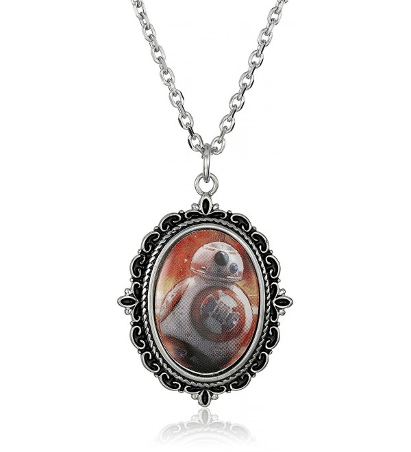 Star Wars Jewelry Star Wars Episode 7 Steel Cameo Pendant Necklace- 18" - CQ1265P289B