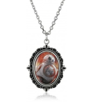 Star Wars Jewelry Star Wars Episode 7 Steel Cameo Pendant Necklace- 18" - CQ1265P289B