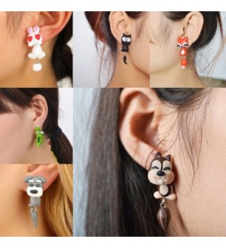 Earrings FTXJ Novelty Handmade Polymer in Women's Stud Earrings