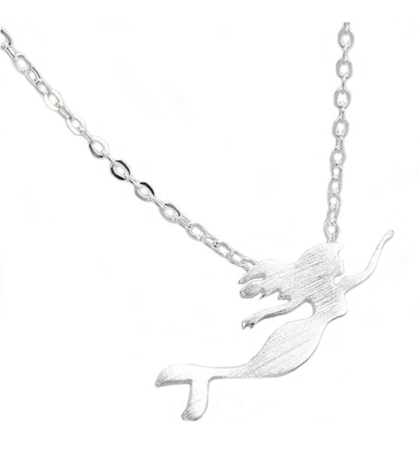 Helen de Lete Innovative Mermaid Sterling Silver Collar Necklace - CS12F7JKJZV