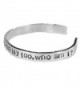 Orphan Black Inspired - Just One- I'm a Few- No Family Too- Who Am I - A Hand Stamped Aluminum Bracelet - C011JAFXY0Z