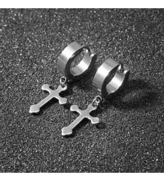 Stainless Cartilage Earrings Hinged Huggie