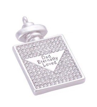 Michley Dad Eternally Loved Memorial Locket Urn Necklace Cremation Jewelry Dad Keepsake - CH1286T6D5T