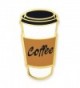 PinMart's Coffee To-Go Cup Trendy Enamel Lapel Pin - CZ12N9JJ609