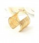 Gold Plated Wire Coil Bracelet