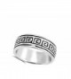 Oxidized Wedding Sterling Silver RNG17422 7