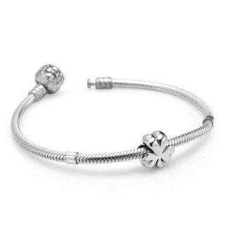 Sterling Silver Shamrock Clover Bracelet