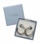 Hypoallergenic Two Tone Post Earrings Sensitive