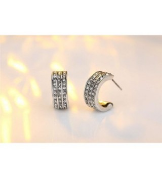Joyfulshine Womens Crystal Zircon Earrings