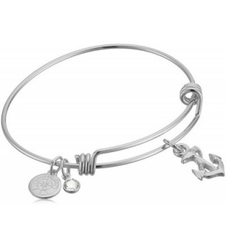 Halos Glories Anchor Silver Bracelet