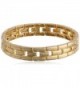 Anne Klein "Classics" Gold-Tone Linked Stretch Bracelet - C911D7QHRYN