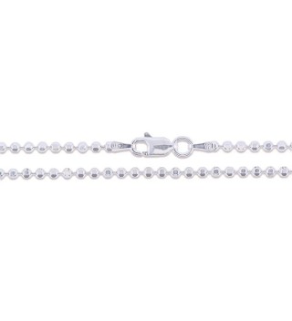 Sterling Silver Diamond Cut Chain Necklace