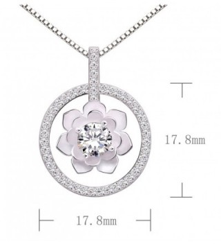 ALOV Jewelry Sterling Zirconia Necklace