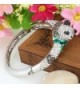 EVER FAITH Austrian Adorable Silver Tone in Women's Bangle Bracelets