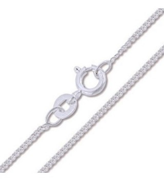 Curb 1.2mm .925 Sterling Silver Italian Link Chains 16"-20" - CG126M88YQ7