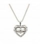 Dancing Pendant Silver Chain Platinum
