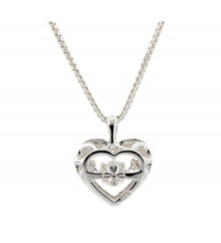 Dancing Pendant Silver Chain Platinum
