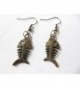 Ancient Earrings Skeleton oxidized Jewelry