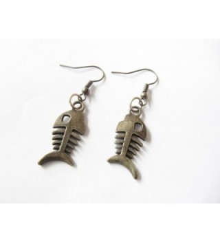 Ancient Earrings Skeleton oxidized Jewelry in Women's Drop & Dangle Earrings