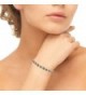 Flashed Sterling African Amethyst Bracelet in Women's Tennis Bracelets