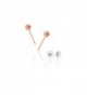 Rose Gold Ball Stud Earring