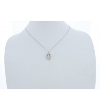 Womens Sterling Silver Pendant Rhodium in Women's Pendants