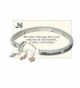 Foot Print Charm Stretch When Seen I Carried You Bracelet Inspirational Card by Jewelry Nexus - CS11DX8K585